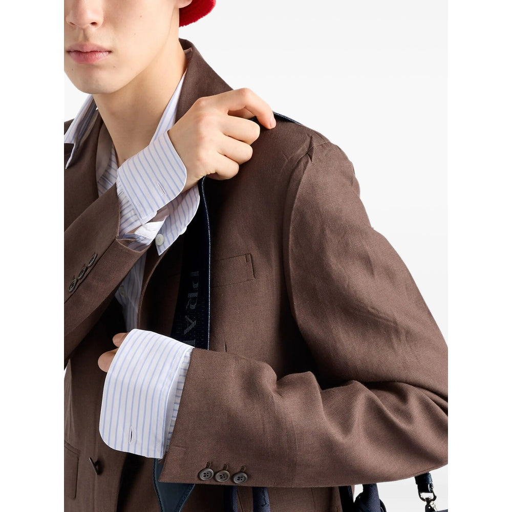 Prada Blue Tote Bags Men by Luosophy