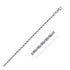 2.5mm 14k White Gold Solid Diamond Cut Rope Chain by Bids.com