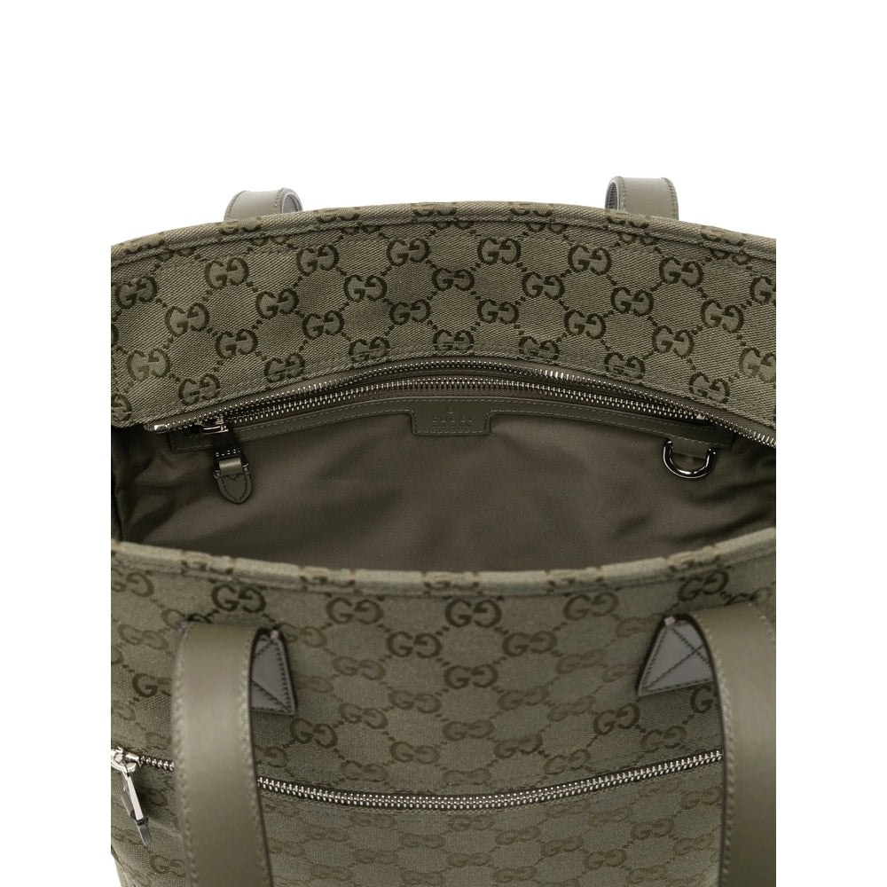 Gucci Green Tote Bags Men by Luosophy