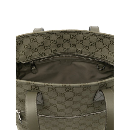 Gucci Green Tote Bags Men by Luosophy