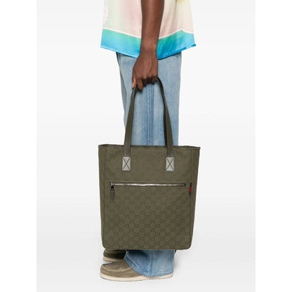 Gucci Green Tote Bags Men by Luosophy
