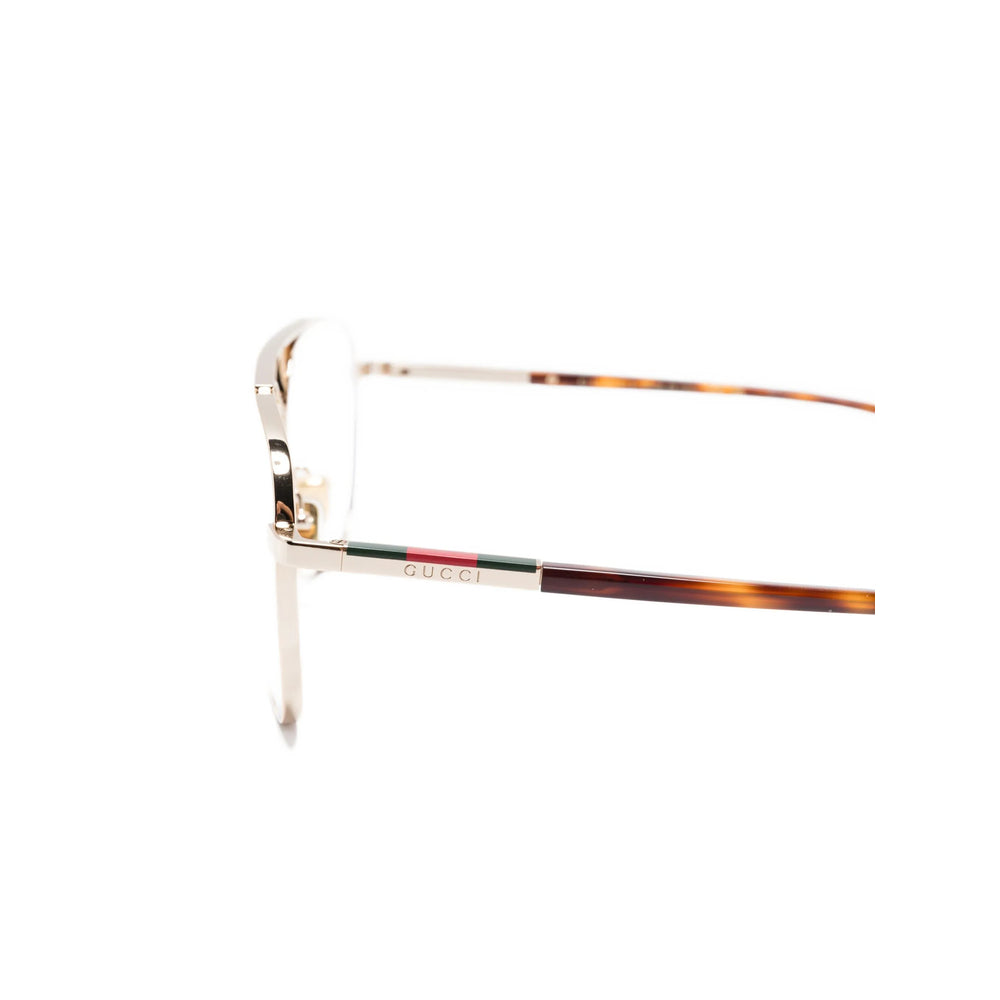 Gucci Gold Glasses &amp; Frames Men by Luosophy