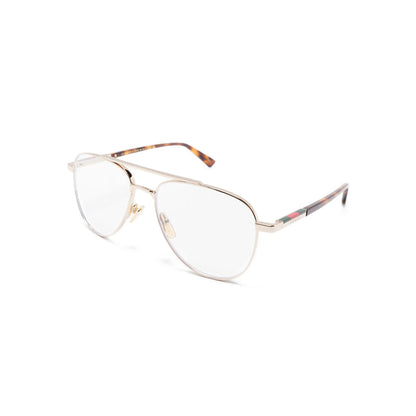 Gucci Gold Glasses &amp; Frames Men by Luosophy