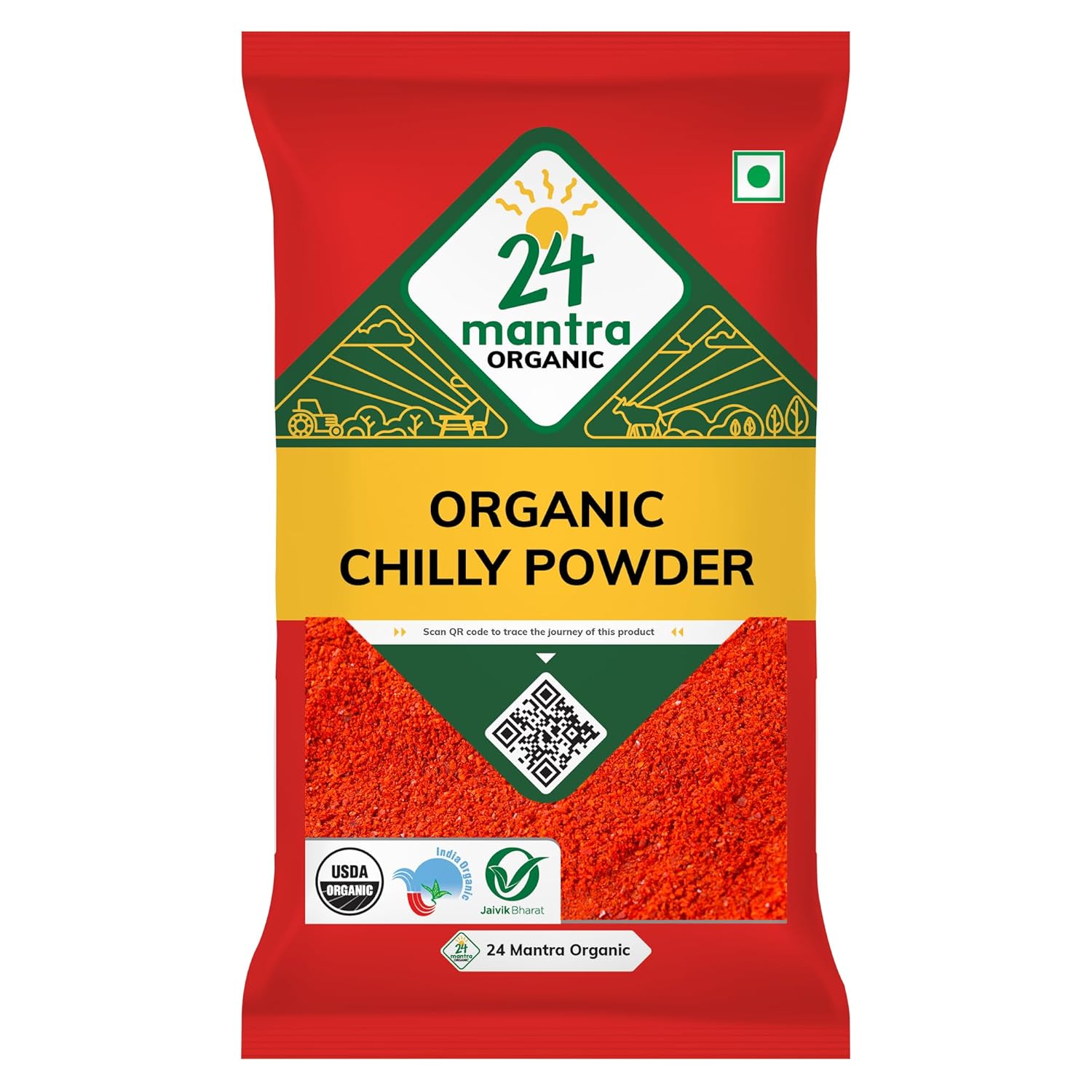 24 Mantra Organic Chilli Powder