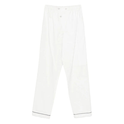 Prada White Trousers - Straight Trousers Women by Luosophy