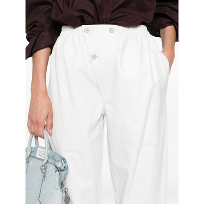 Prada White Trousers - Straight Trousers Women by Luosophy