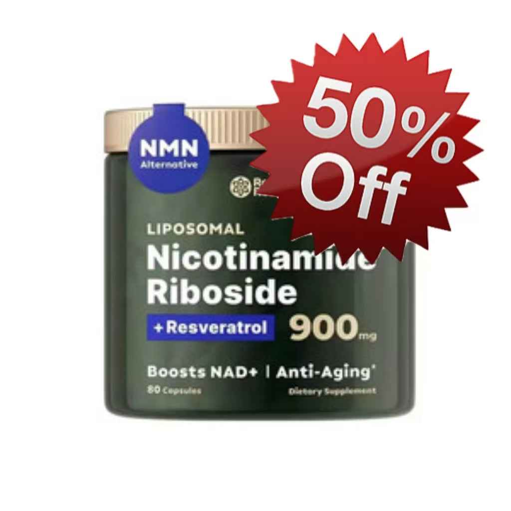 Reus Research NR900-NAD+Supplement for Skin Aging Support, Energy, and Focus - 80 Count - Vitamin Healthcare Fitness  NMN Supplement Alternative - Liposomal NAD w/Resveratrol - High Purity NAD Supplement for Anti-Aging, Energy, Focus