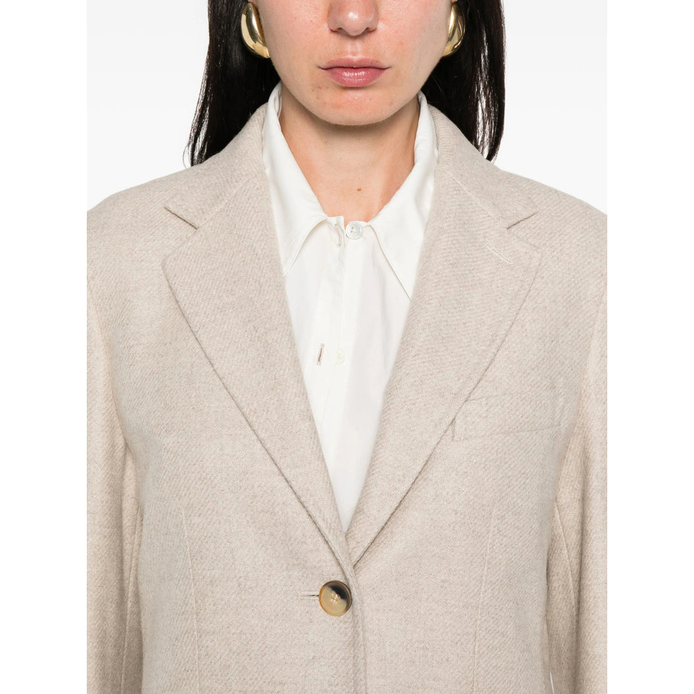Max Mara Neutrals Jackets - Blazers Women by Luosophy