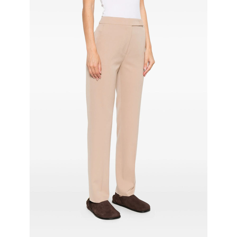 Max Mara Neutrals Trousers - Slim-Fit Trousers Women by Luosophy