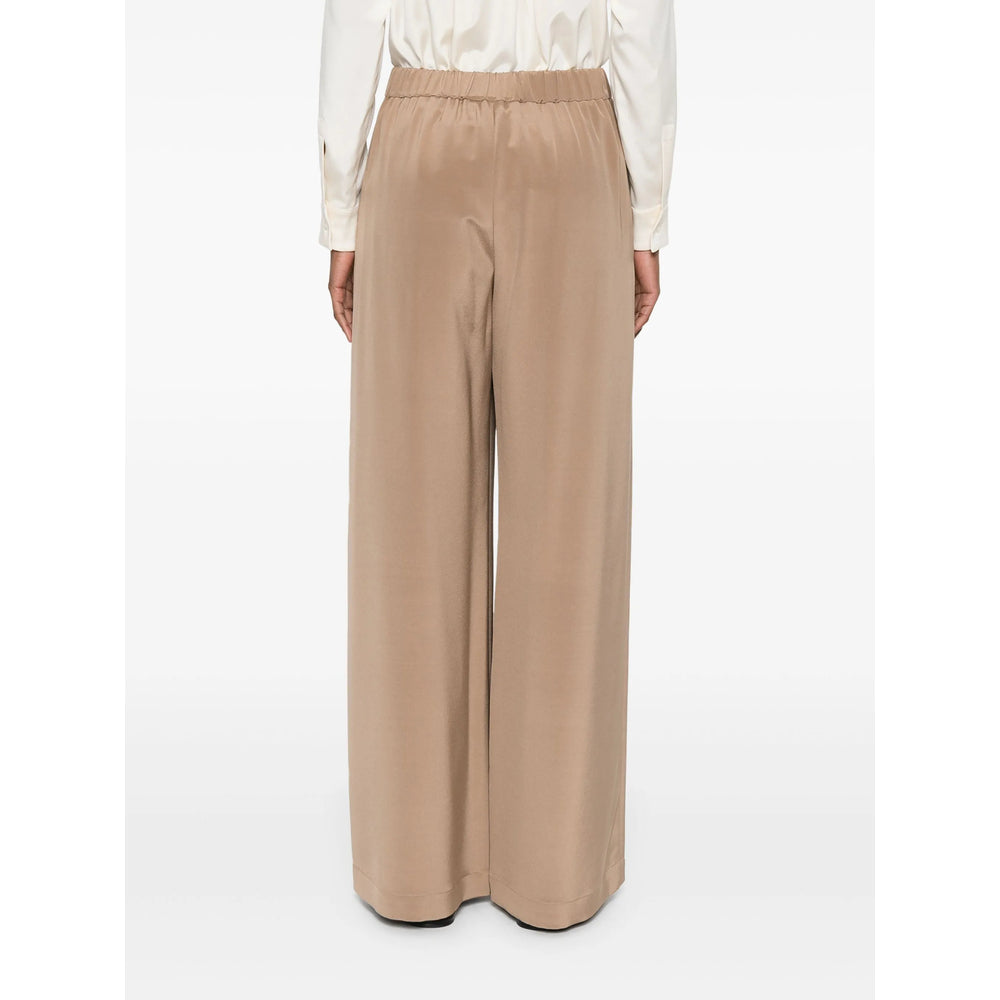 Max Mara Brown Trousers - Palazzo Pants Women by Luosophy