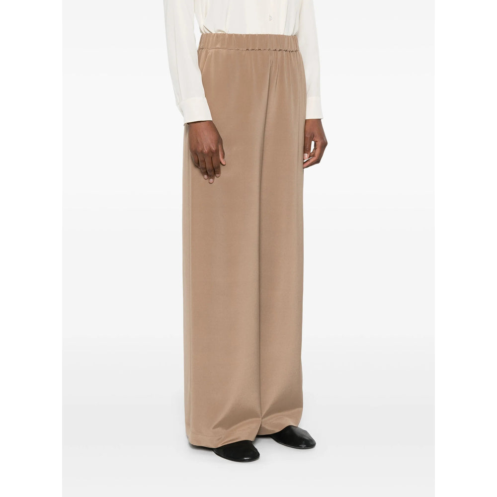 Max Mara Brown Trousers - Palazzo Pants Women by Luosophy