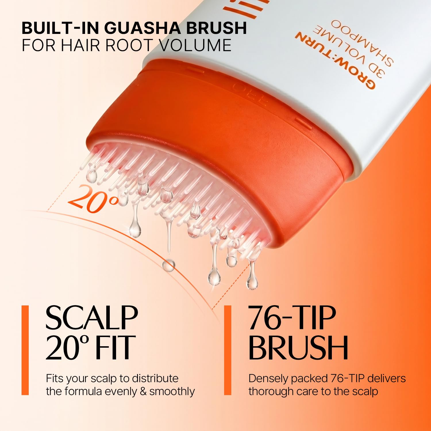 Lilyeve Grow Turn Exosome 3D Volume Brush Shampoo  DestGlow