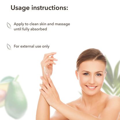 Hand Cream Deep Nutrition Organic Avocado by Damask Rose