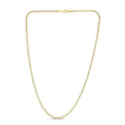 Ice Barrel Chain in 14k Yellow Gold (2.70 mm) by Bids.com