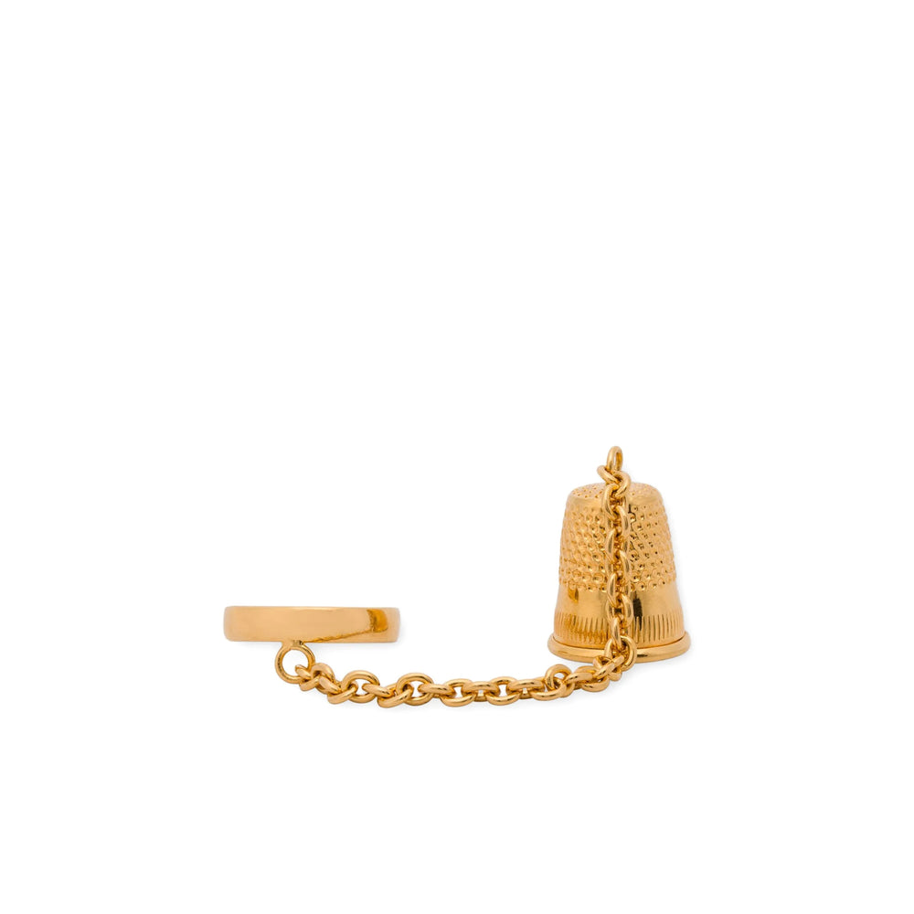 Moschino Gold Rings Women by Luosophy