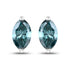 0.69 Carat Genuine Blue Diamond 14K White Gold Earrings by Bids.com