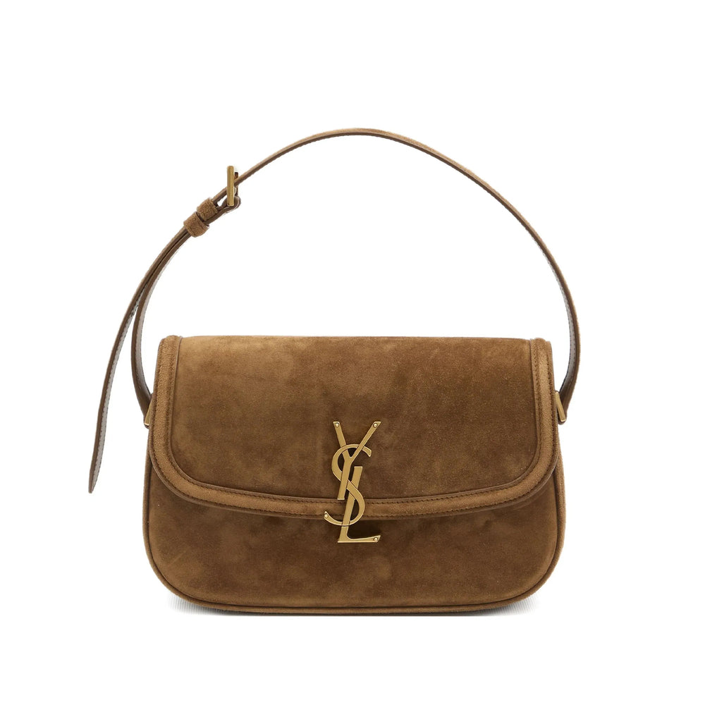Saint Laurent Brown Shoulder Bags Women by Luosophy