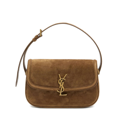 Saint Laurent Brown Shoulder Bags Women by Luosophy
