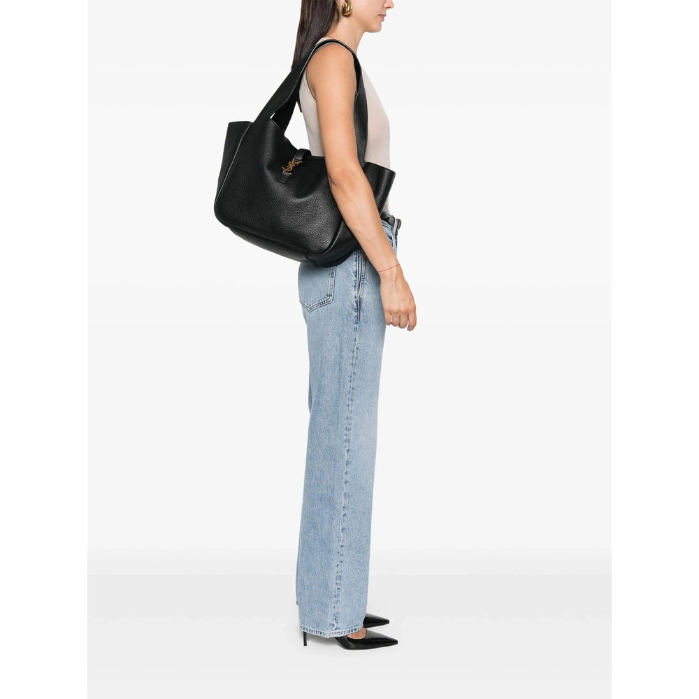 Saint Laurent Black Tote Bags Women by Luosophy