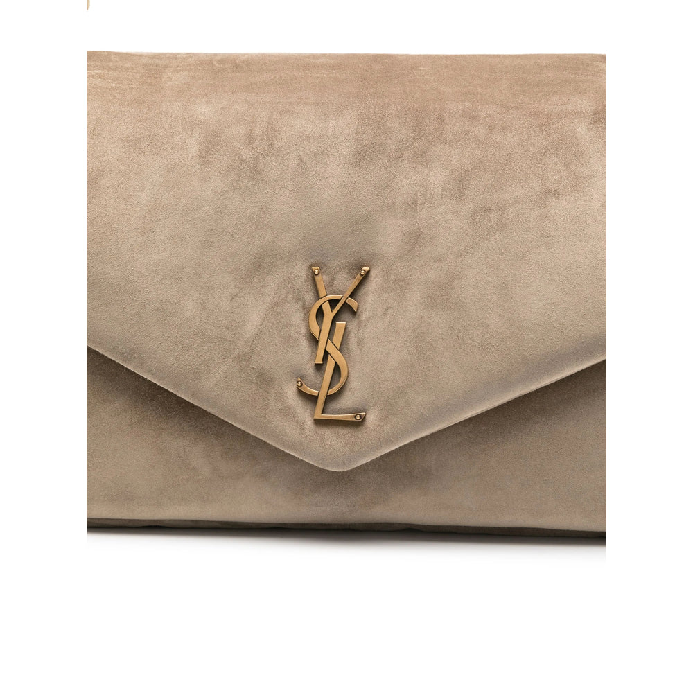 Saint Laurent Neutrals Shoulder Bags Women by Luosophy