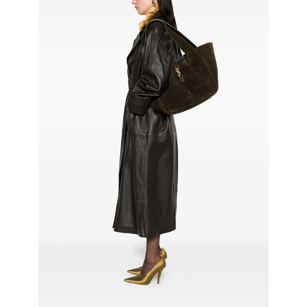Saint Laurent Brown Tote Bags Women by Luosophy