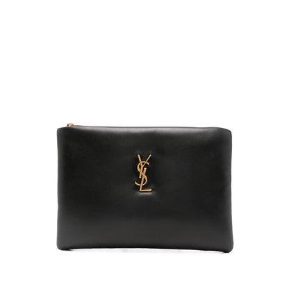 Saint Laurent Black Clutch Bags Women by Luosophy