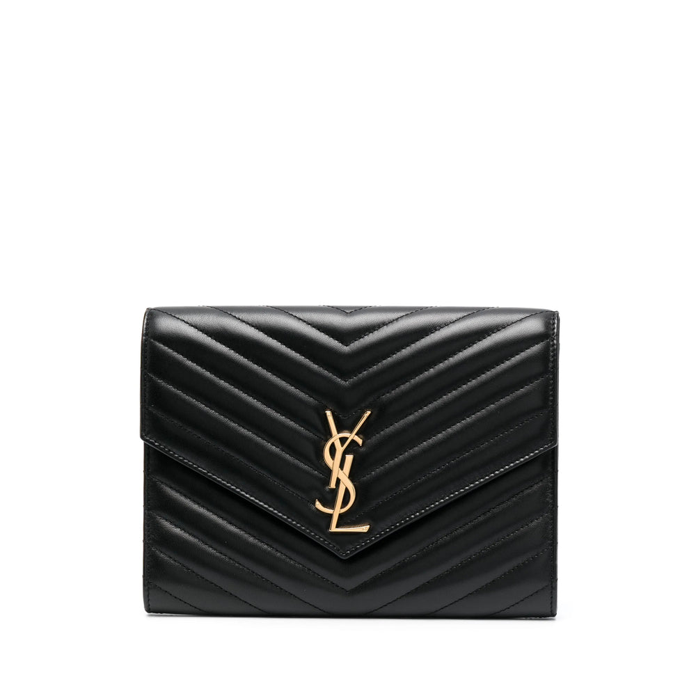Saint Laurent Black Clutch Bags Women by Luosophy