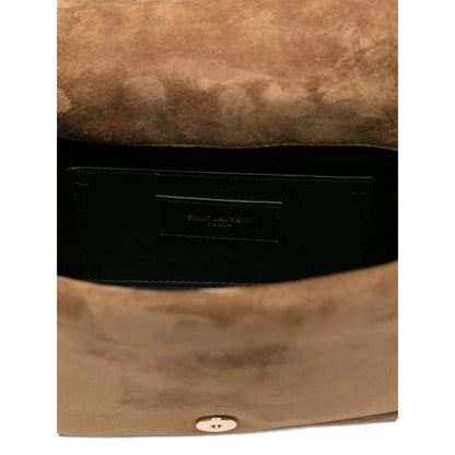 Saint Laurent Brown Shoulder Bags Women by Luosophy
