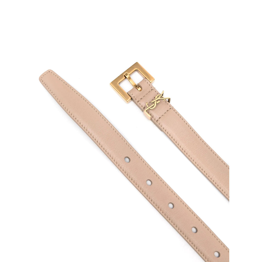 Saint Laurent Neutrals Belts Women by Luosophy