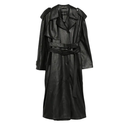Balenciaga Black Coats - Leather Coats Women by Luosophy