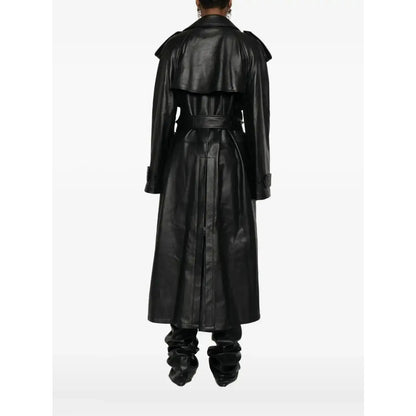 Balenciaga Black Coats - Leather Coats Women by Luosophy