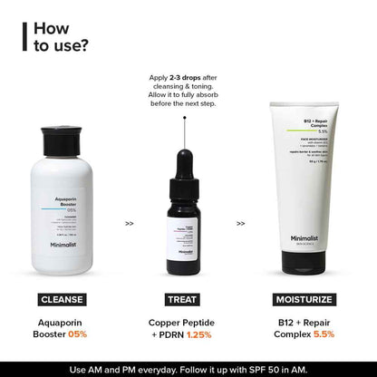 Minimalist Copper Peptide + PDRN 1.25% Serum 10ml