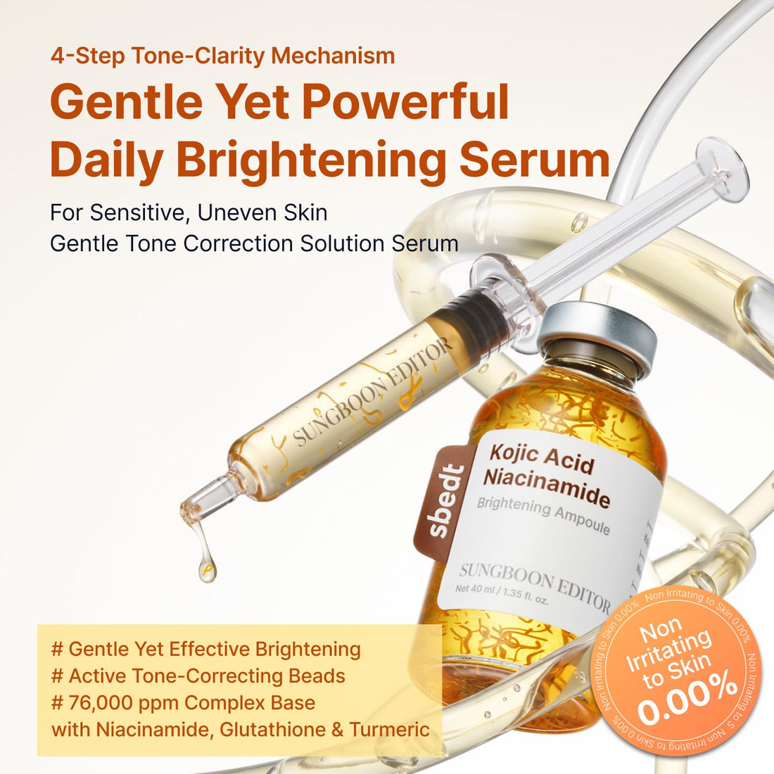 Sungboon Editor Kojic Acid Niacinamide Brightening Ampoule  DestGlow
