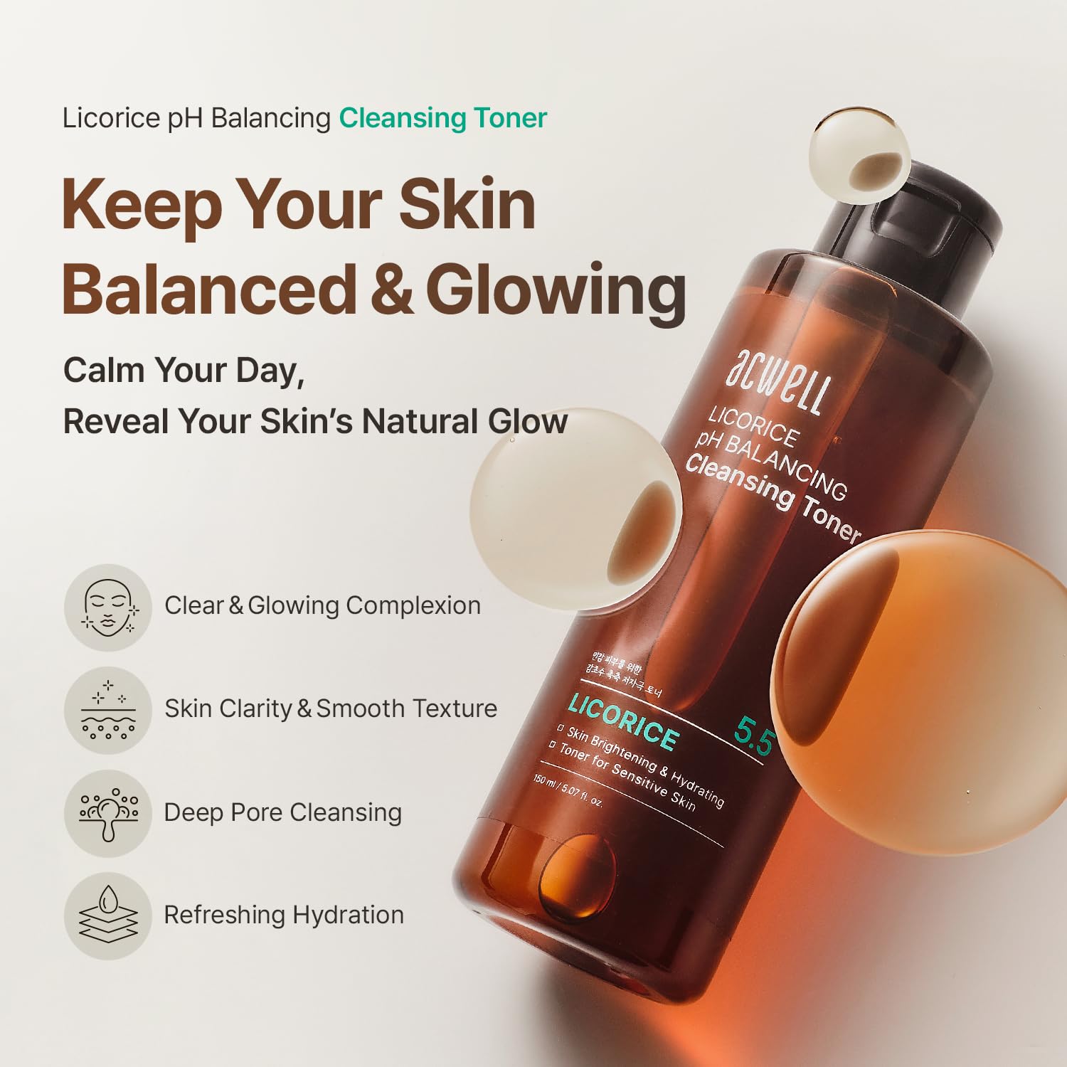ACWELL Licorice pH Balancing Cleansing Toner by AsiaBeautyMall