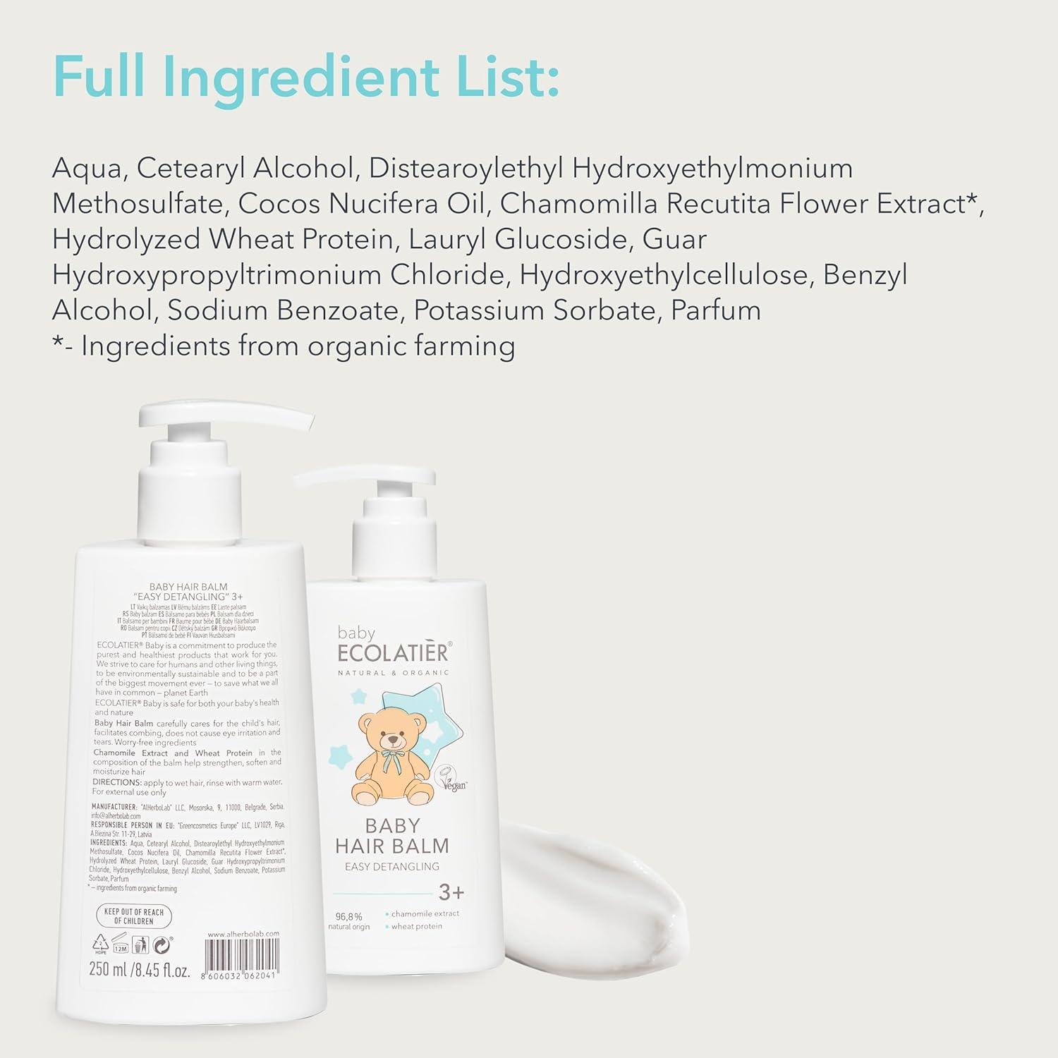x-Baby Hair Balm Easy Detangling 3+ 250 ml by Damask Rose