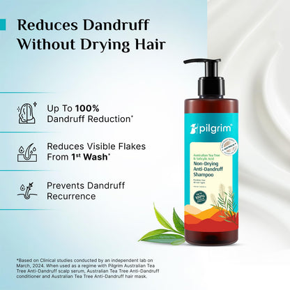 Pilgrim Australian Tea Tree Non-Drying Anti-Dandruff Shampoo