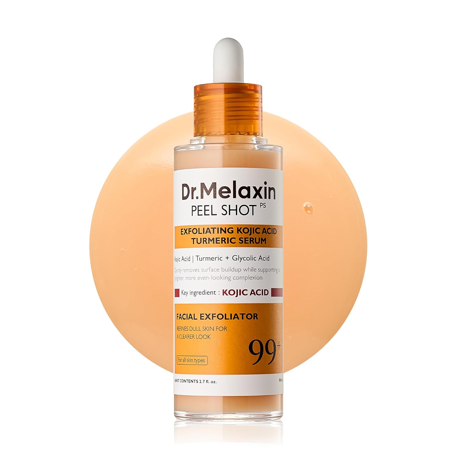 Dr. Melaxin Peel Shot Exfoliating Kojic Acid Turmeric Serum by AsiaBeautyMall