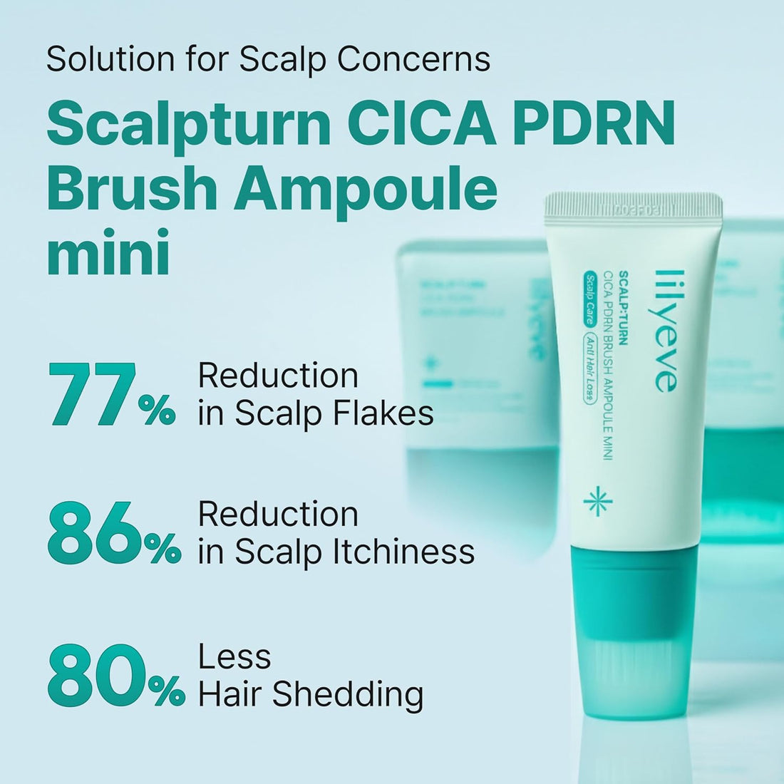 Lilyeve Scalp:Turn CICA PDRN Brush Ampoule  DestGlow