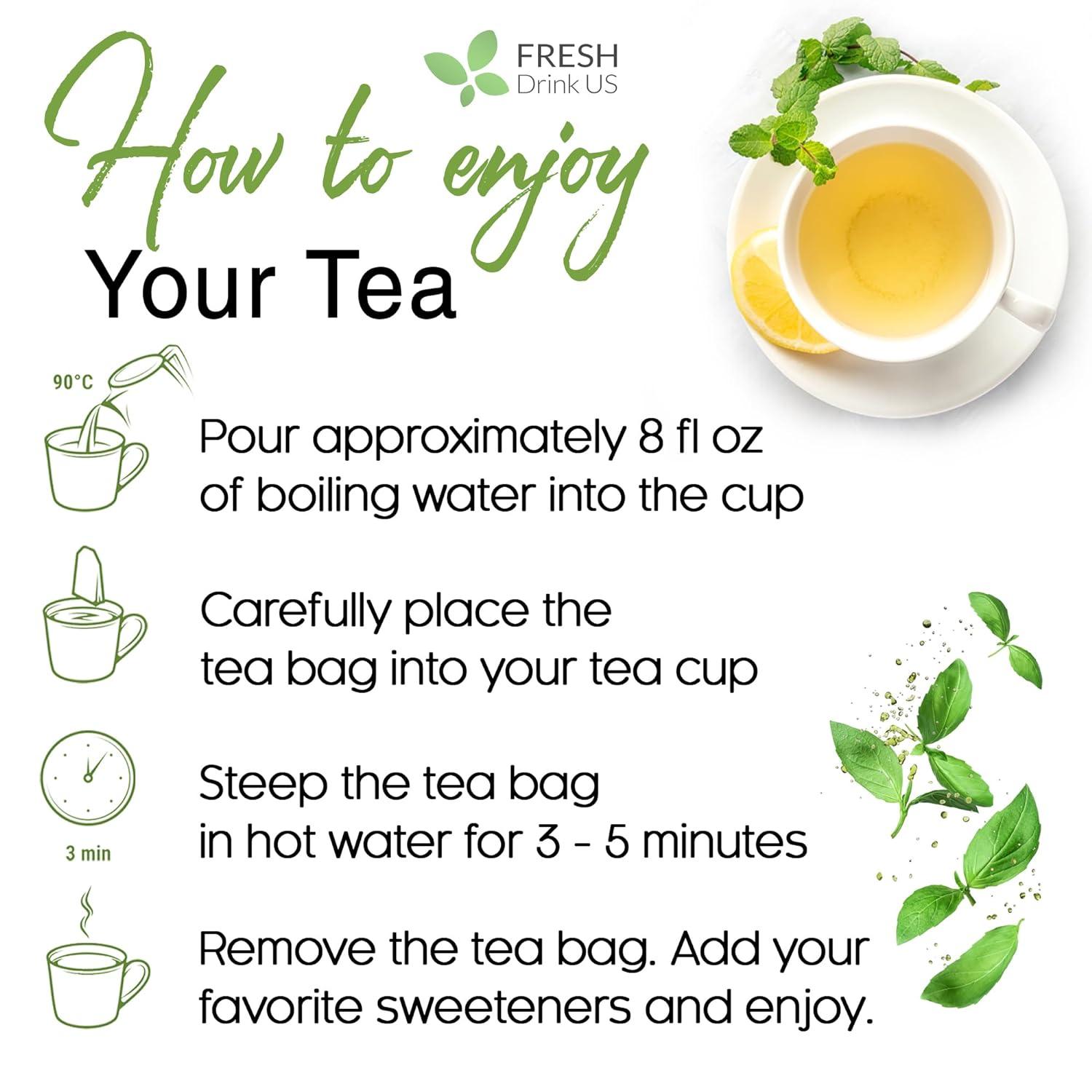 Stevia Leaf, Whole Dried Leaves, Tea Bags, Powder, 100% Natural and Pure from Stevia Leaves. Sugar Substitute for Tea, Coffee. Loose Leaf Stevia Herbal Tea. Zero Calorie Sweetener. No Sugar, No Caffeine, No Gluten, Vegan. by FreshDrinkUS - Natural and Premium Herbal Tea