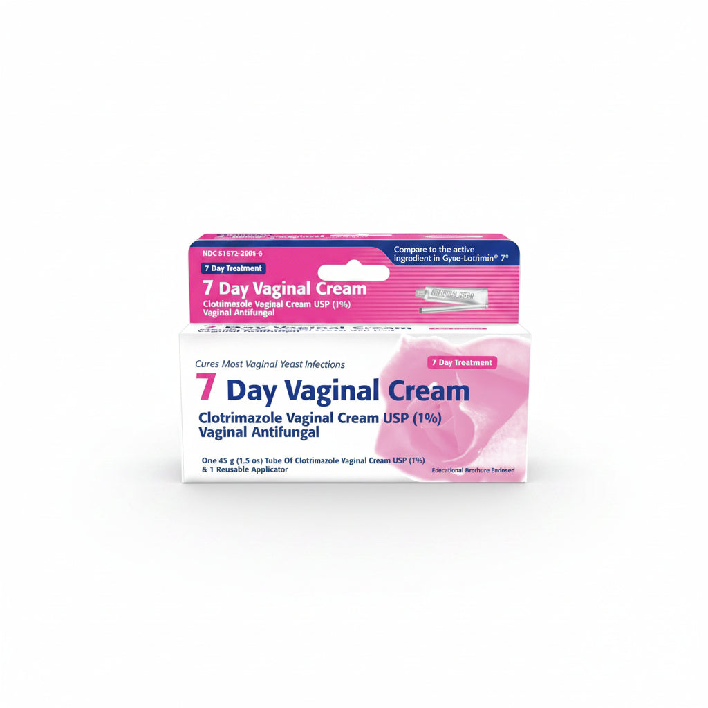 Taro Clotrimazole 7 Day Vaginal Cream Antifungal Treatmetn (1.5 oz)  DestGlow