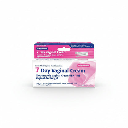 Taro Clotrimazole 7 Day Vaginal Cream Antifungal Treatmetn (1.5 oz)  DestGlow