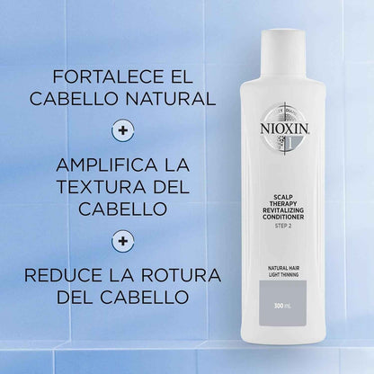Nioxin System 1 Scalp Therapy Mens Nioxin Conditioner 1000ml / 33.8oz
