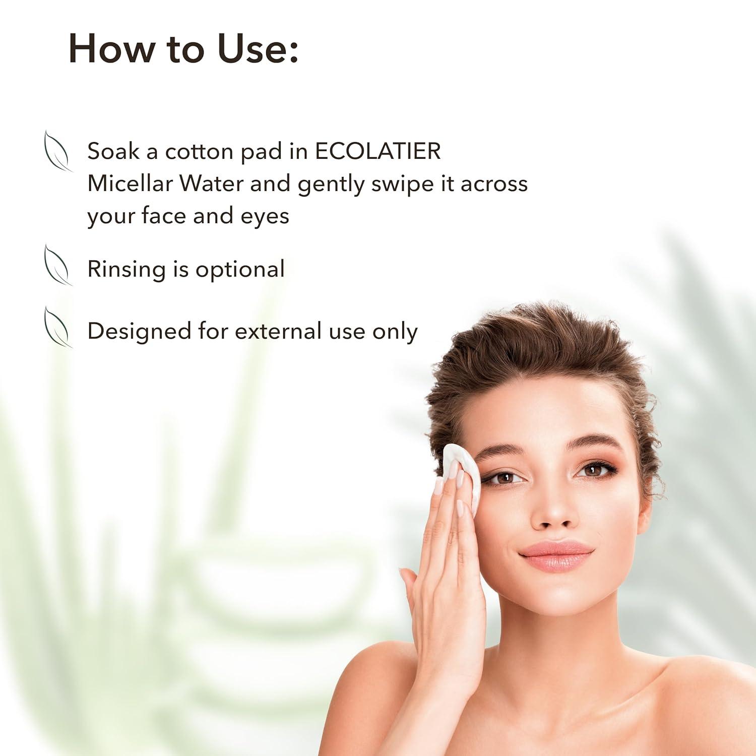 x-Micellar Water Cleansing &amp; Mouisturizing Organic Aloe Vera by Damask Rose