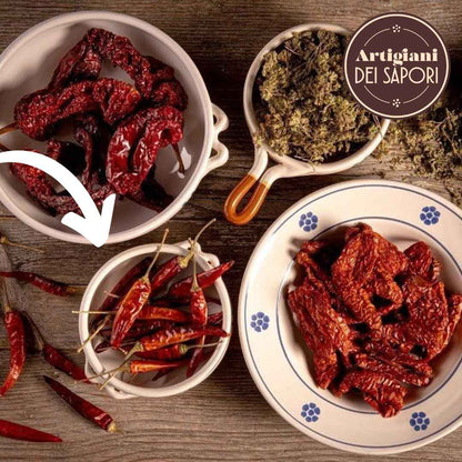 Artigiani dei Sapori, Crushed Calabrian Chili Peppers In Oil Glass 9.8 oz (277g)