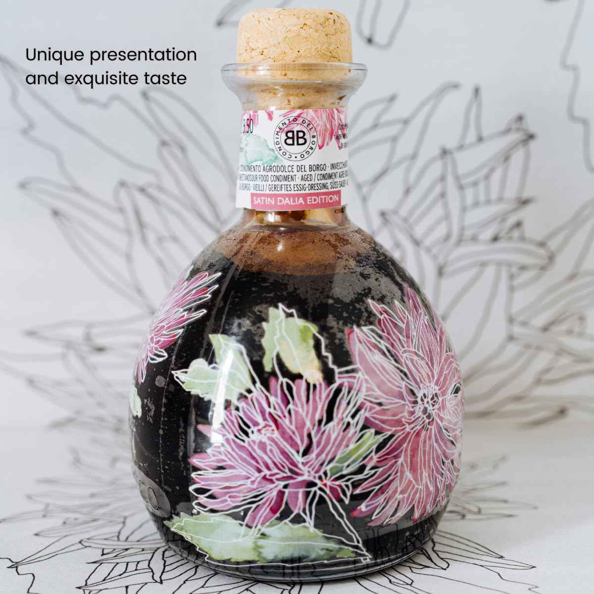 Il Borgo del Balsamico, Condiment Balsamic del Borgo Satin Dalia Edition 250 ml / (8.45 fl oz)