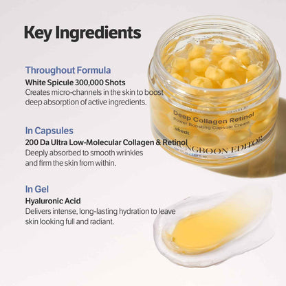 Sungboon Editor Deep Collagen Retinal Power Boosting Capsule Cream