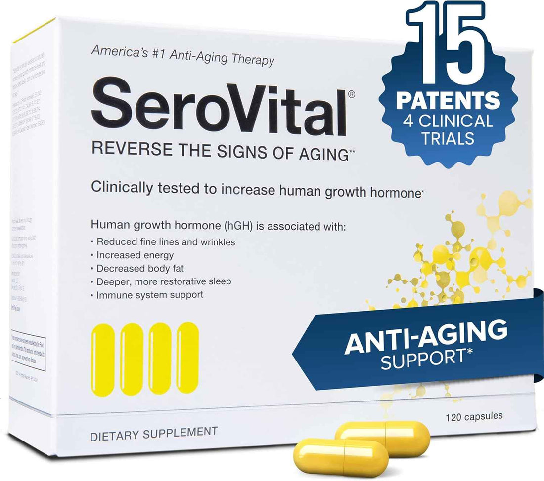 Serovital Renewal Complex - Anti Aging Supplements - Improved Energy, Immunity and Sleep (30 days serving) - Clearance Sale