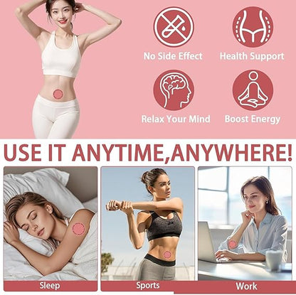 GLP-1 Patches for Women and Men, Berberine, Steady Release, Vegan, 8-Hour Long-Lasting Formula Support, Applied to Various Parts of The Body, 30 Patches - DestGlow