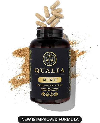 NEUROHACKER COLLECTIVE Qualia Mind | The Ultimate Blend for Brain Health* | Doctor-Formulated Nootropic to Fuel Focus &amp; Concentration* | Supports Long Term Brain Health| Maintain Drive &amp; Productivity