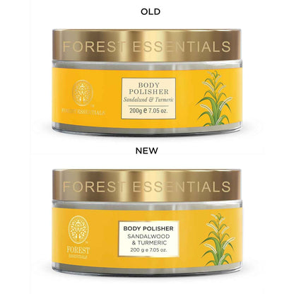 Forest Essentials Body Polisher Sandalwood &amp; Turmeric